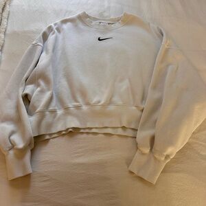 Nike Cream Fleece Top